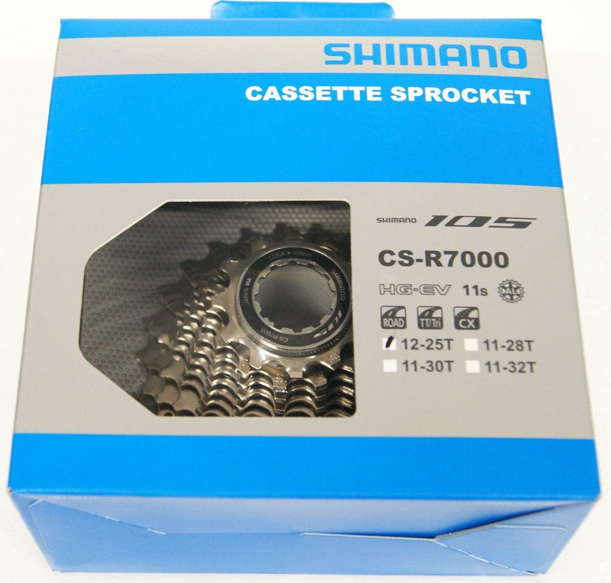 105 CS R7000 Cassette Sproket 11s 25T ICSR700011225 105-cs-r7000-cassette-sproket-11s-25t-icsr700011225