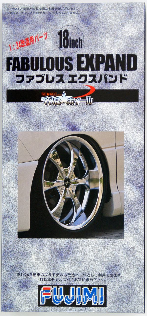 Fujimi TW37 Fabulous Expand Wheel & Tire Set 18 inch 1/24 Scale
