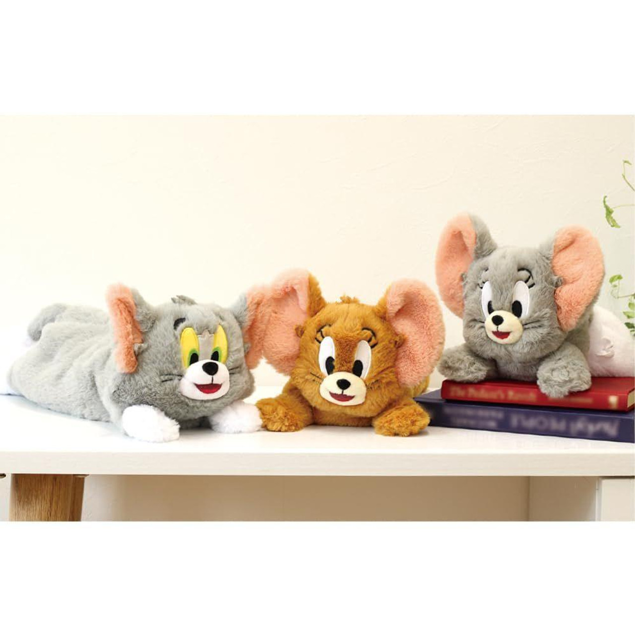 T's Factory Tom And Jerry Lap-Sitting Stuffed Toy Tom