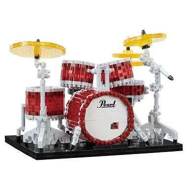 Nanoblock Pearl Drum Set Masters (1530 Pieces)