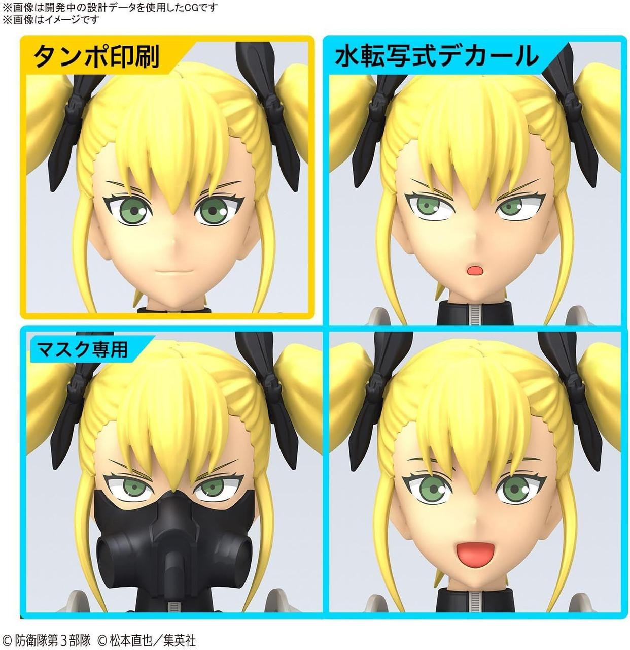 Figure-Rise Standard Kikoru Shinomiya Plastic Model (Kaiju No.8)