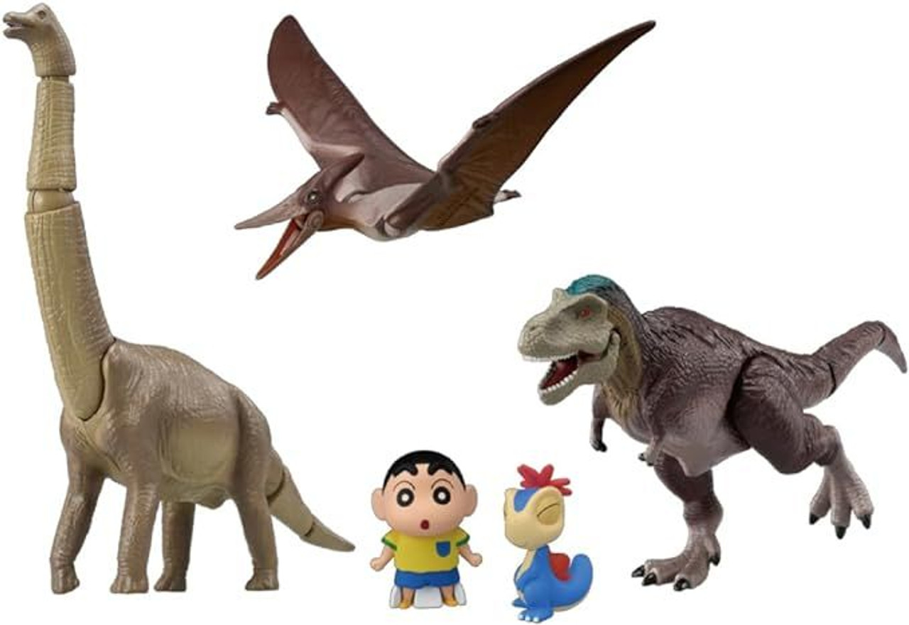 Ania Kingdom Crayon Shin-chan Our Dinosaur Diary Amazing! Dinosaur Showdown  Set