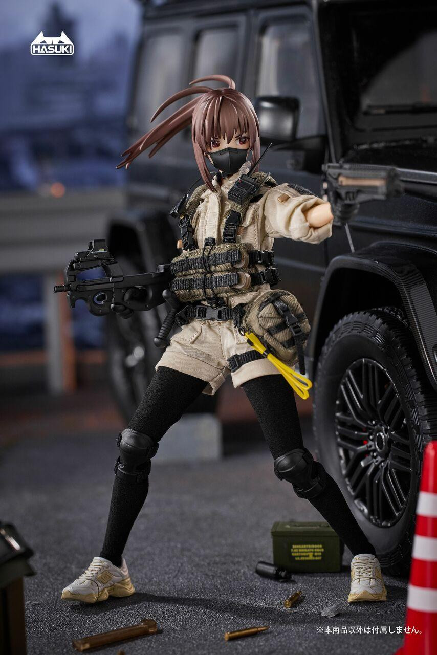 HASUKI: PA006 Security Hiyo Reizei 1/12 Figure (pocket art Series)