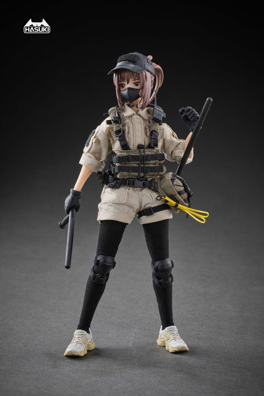 HASUKI: PA006 Security Hiyo Reizei 1/12 Figure (pocket art