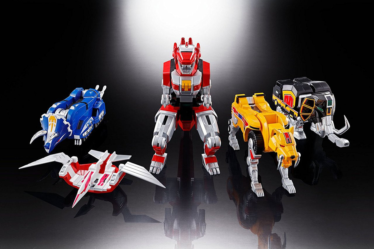 極上 砡獸 明朝　重さ：809g BL2--045 Bandai 052180 Soul of Chogokin GX-72 Mighty Morphin Power Rangers