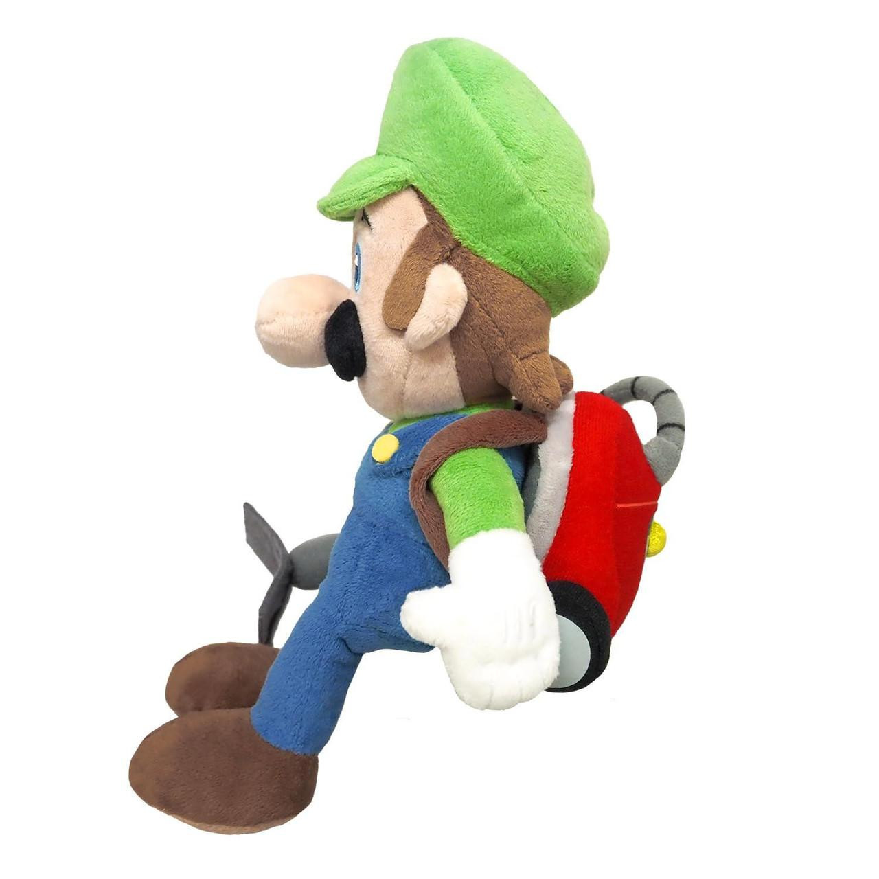 San-ei Luigi's Mansion 2 Plush Toy Luigi With Poltergust Head