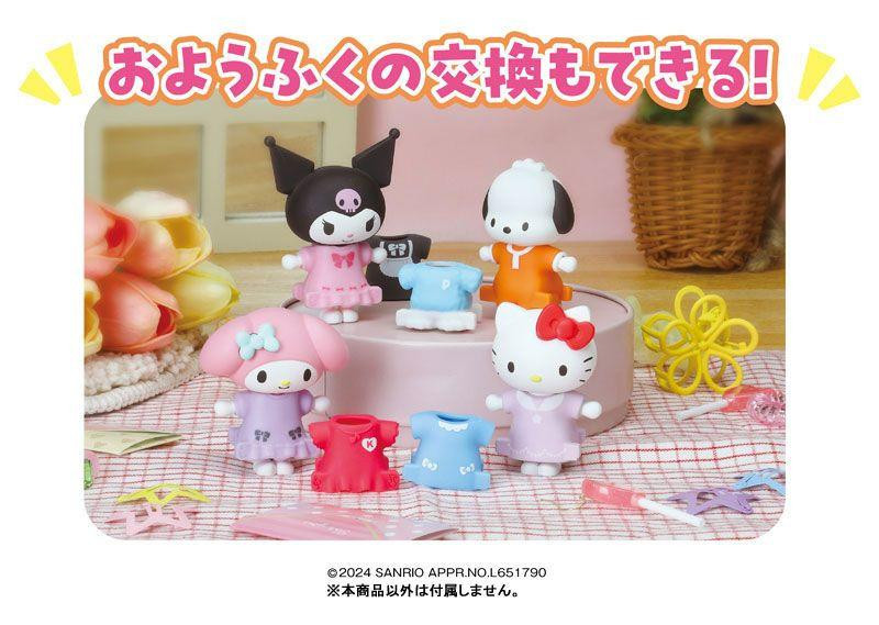 Snap Collection Sanrio Characters Dress-up Figure 4Pcs Box