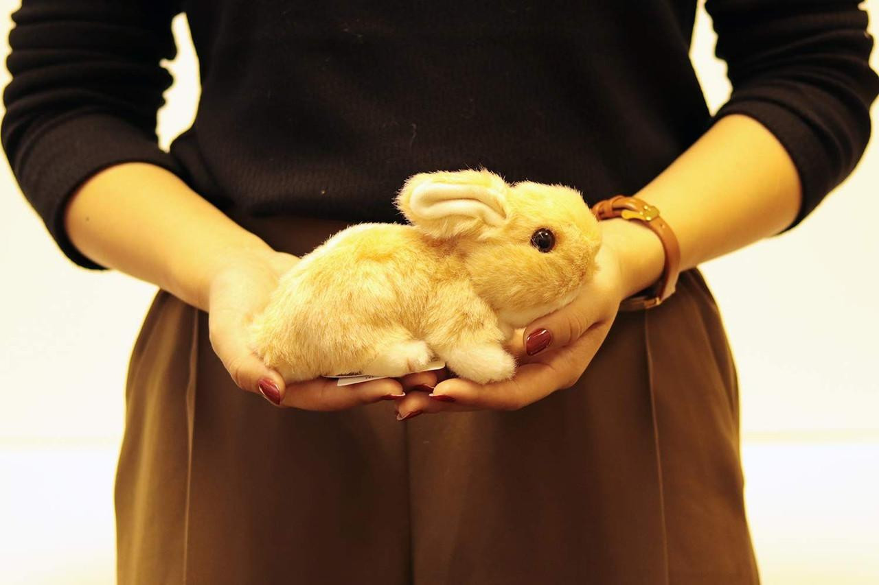 Yoshitoku Friends Of The Land Plush Toy Rabbit Beige