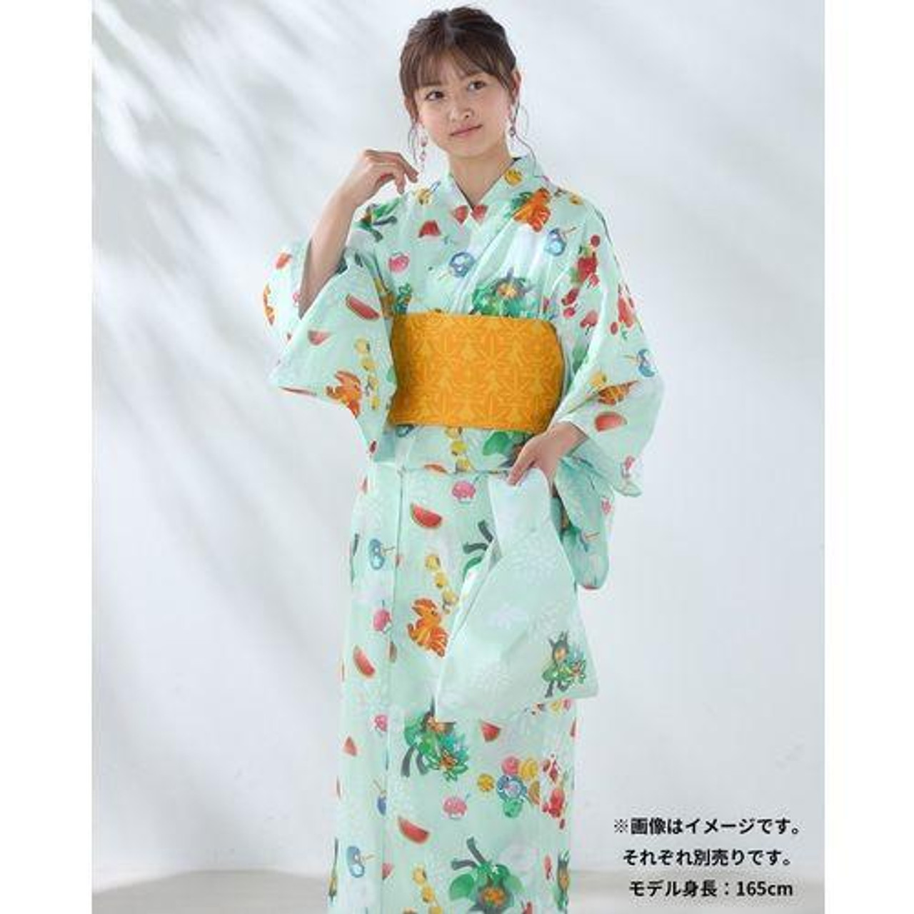 Pokemon Center Original Yukata And Obi Set Natsu Matsuri