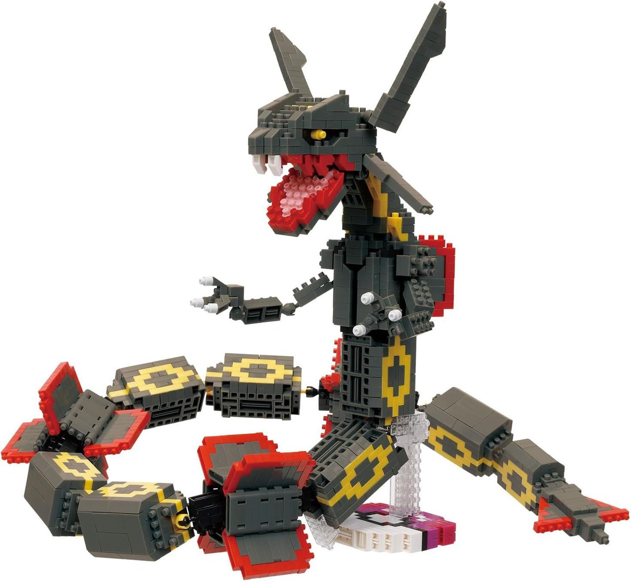 ROYPEKO Nanoblock Pokemon Black Rayquaza Deluxe Edition