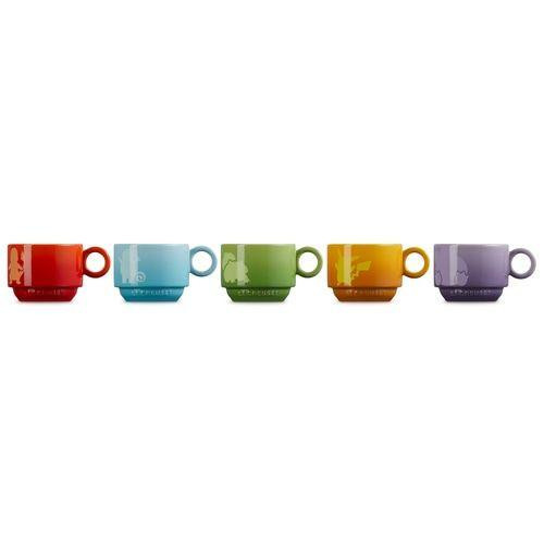 Pokemon Center 【Le Creuset】Stacking Mug (Set Of 5)