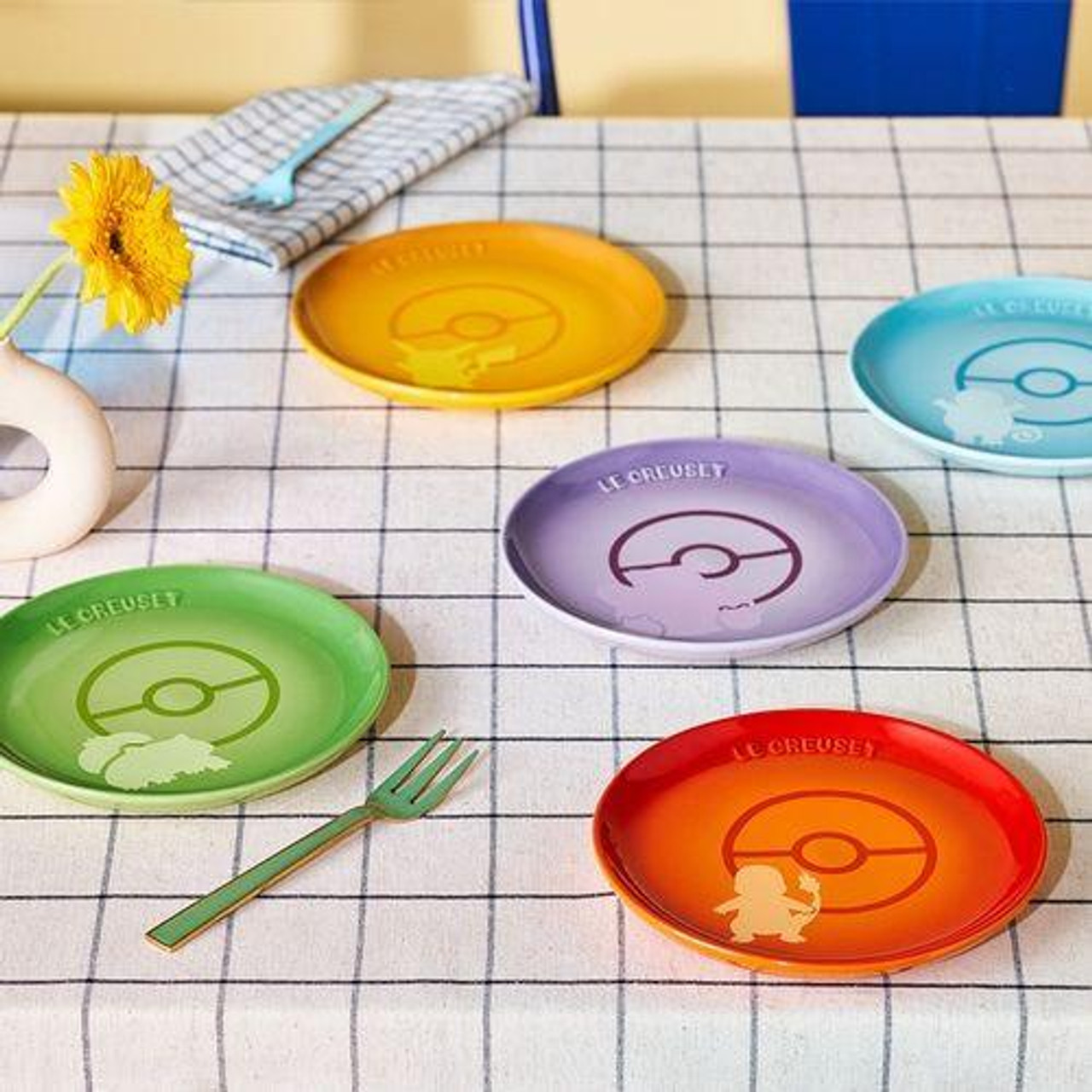 LE CREUSET - LE CREUSET　sphere plate 17cm pokemon-center-original-