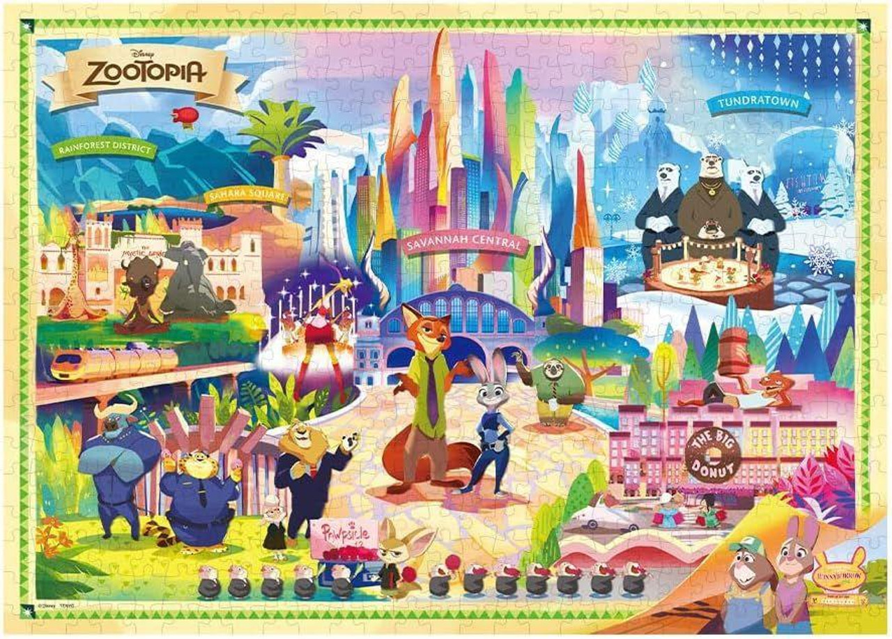 【NOA】 ズートピア Tenyo Jigsaw Puzzle Zootopia Welcome to Zootopia (500 Pieces)