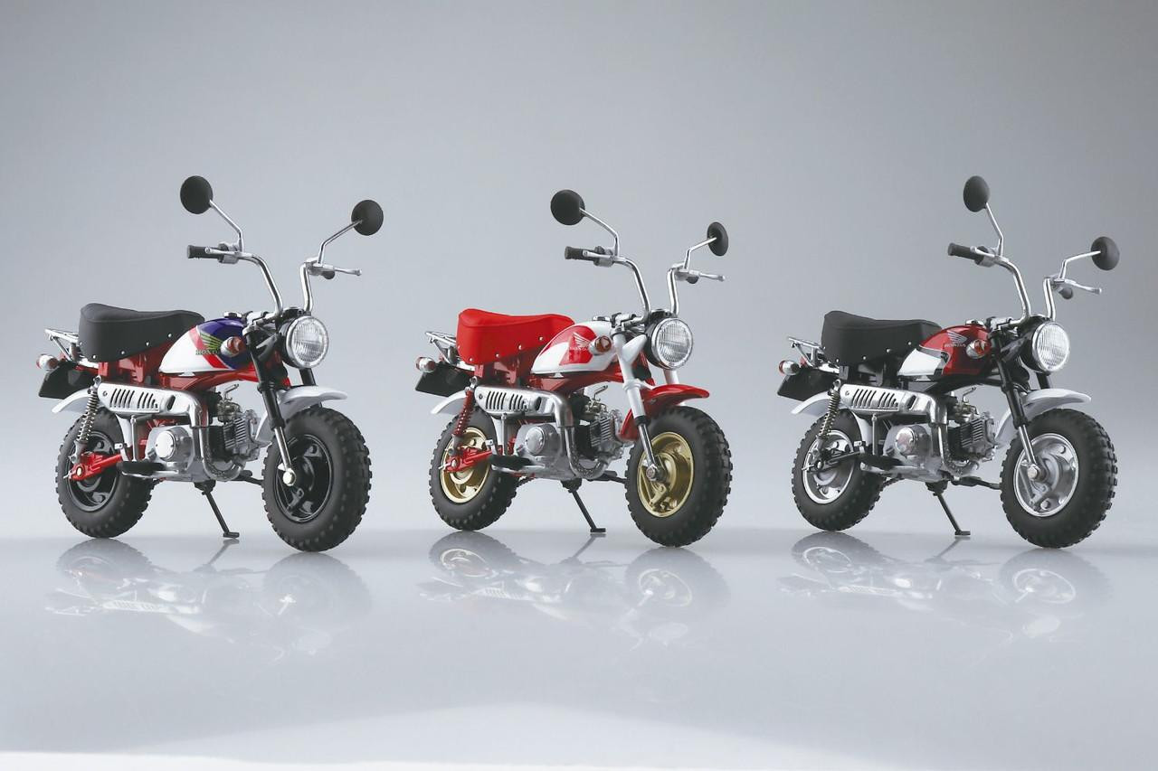 SKYNET 1/12 Honda Monkey Special Shasta White Finished Model