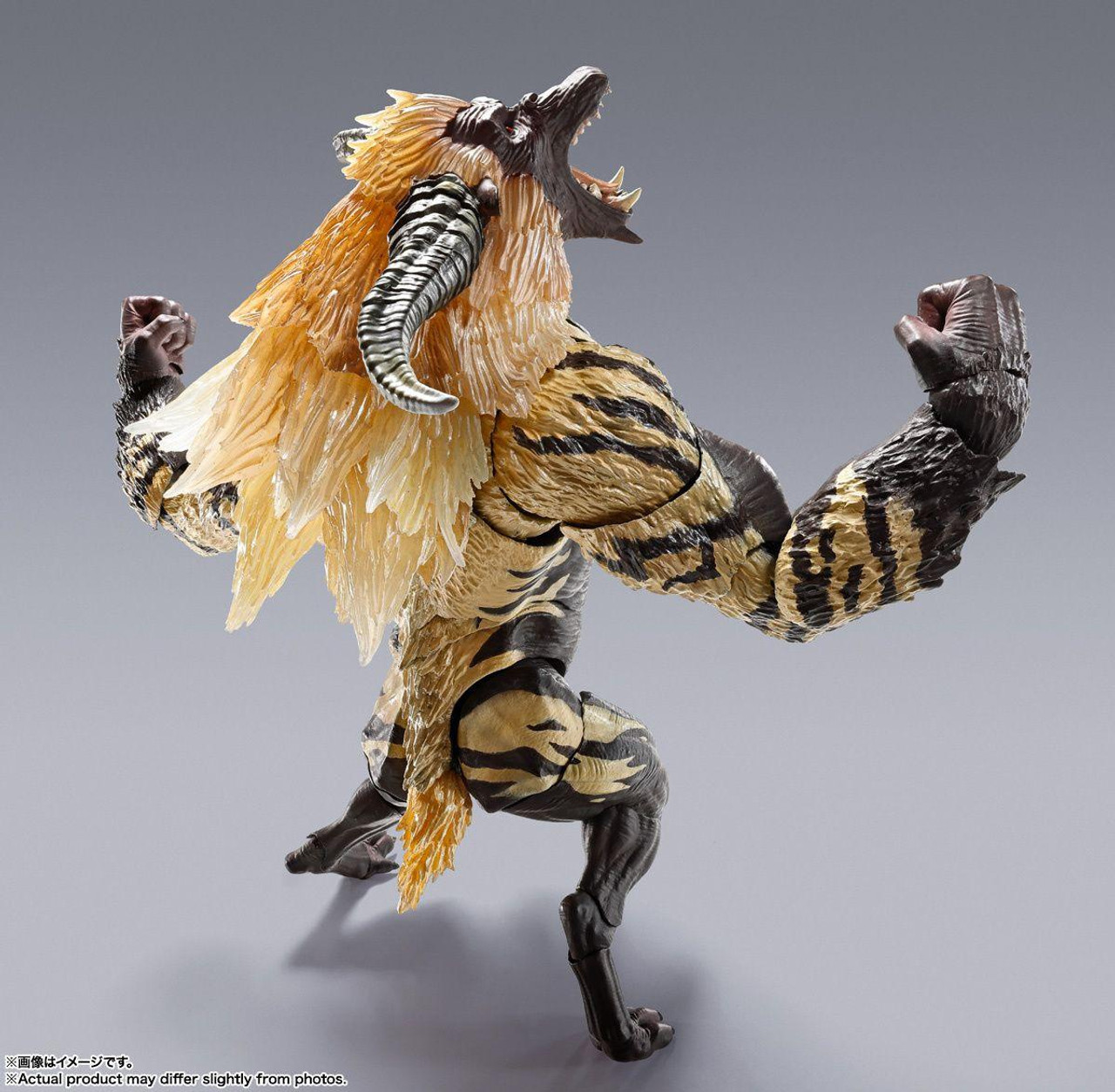 S.H. MonsterArts Furious Rajang Figure (Monster Hunter)