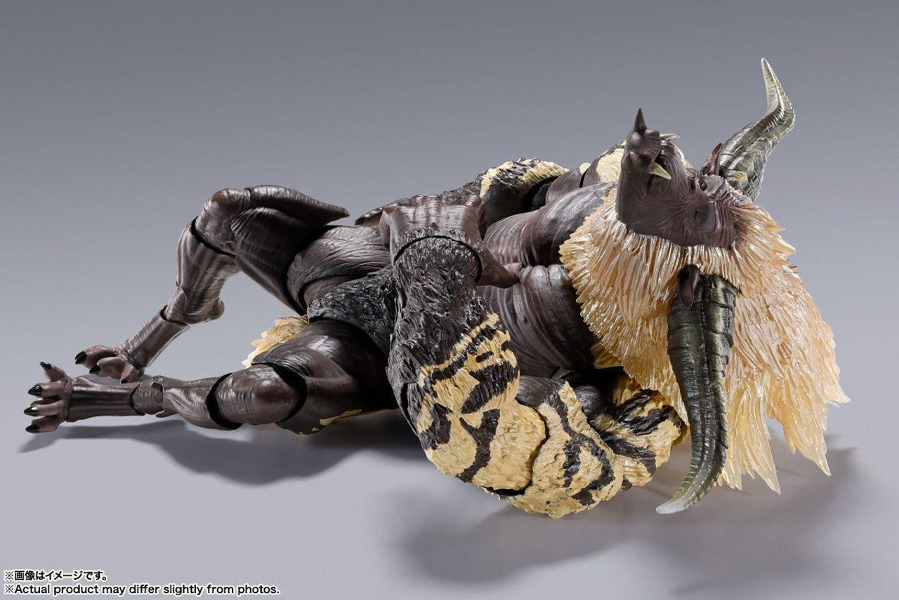 S.H. MonsterArts Furious Rajang Figure (Monster Hunter)
