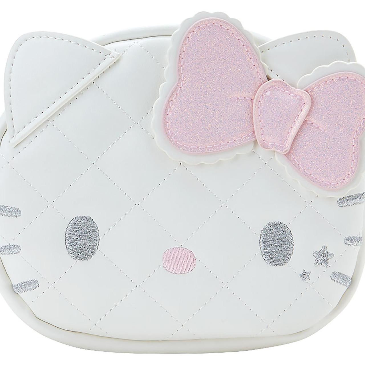 Sanrio Hello Kitty Face Shape Pouch Angel (Angel Devil Design)