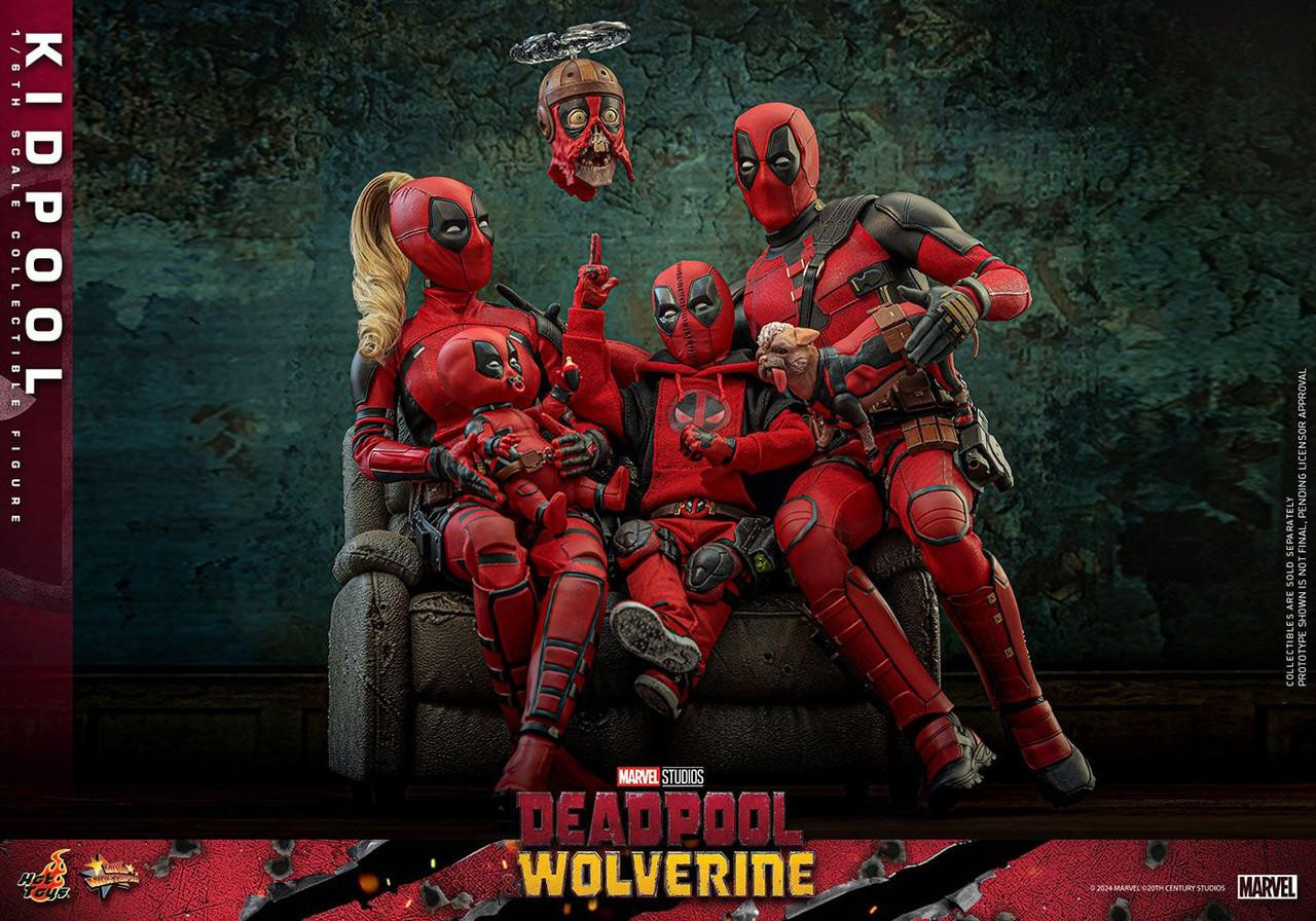 キッドプール　ホットトイズ Deadpool vs Wolverine Movie Masterpiece - 1/6 Scale Fully Poseable Figure
