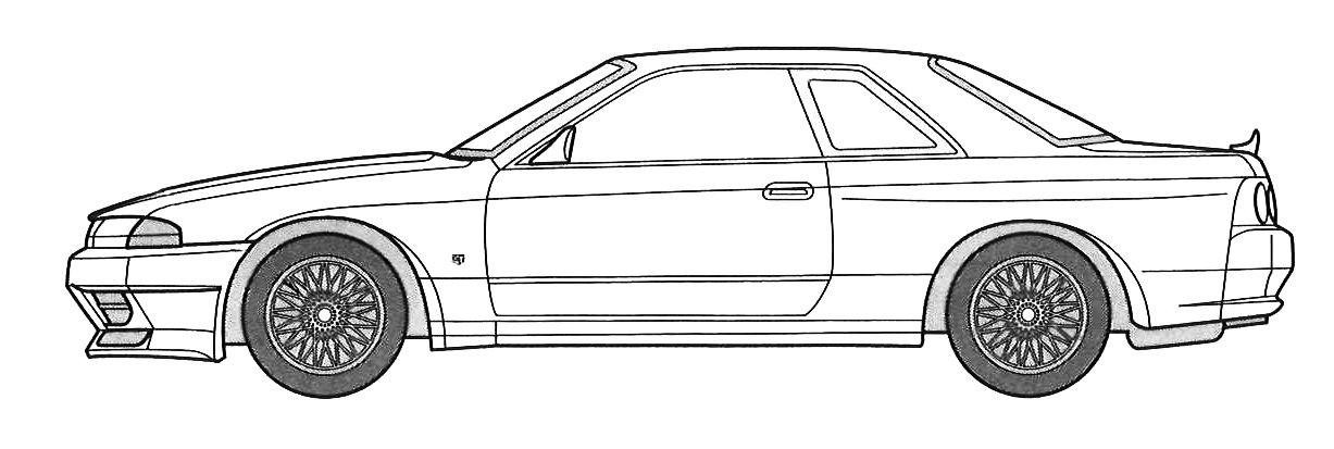 1/24 Wangan Midnight Nissan Skyline GT-R(R32) Reina Plastic Model