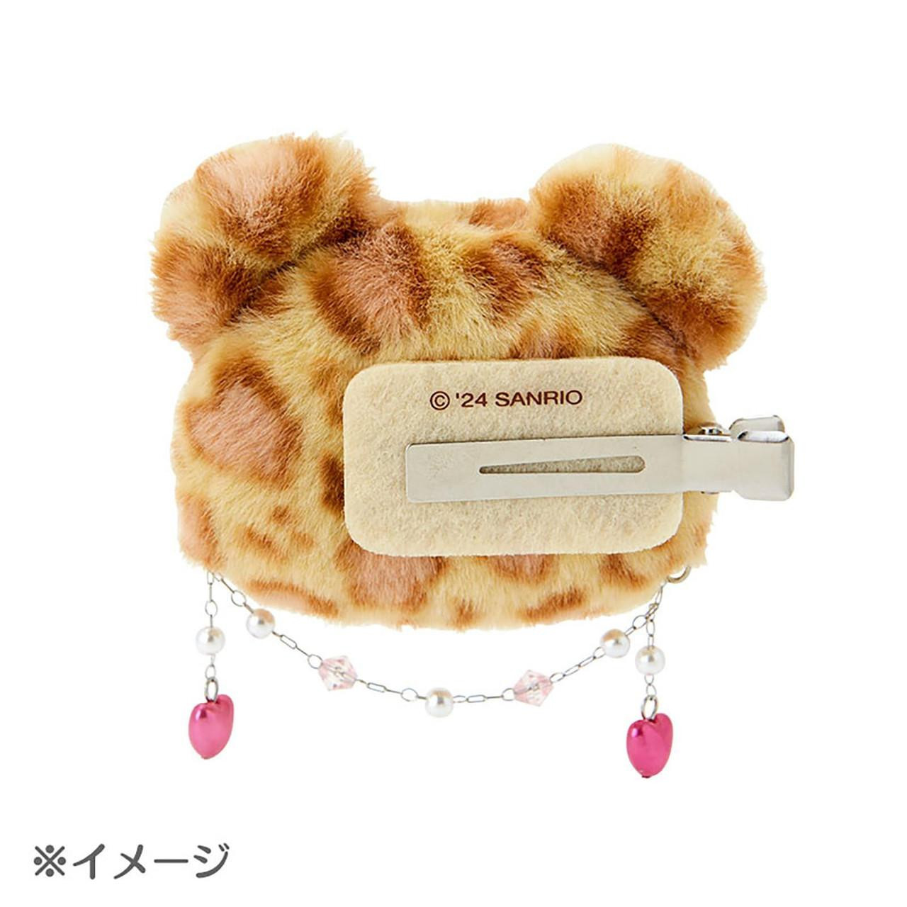 maimero　0107 ♡ Sanrio My Melody Face-Shaped Hair Clip (Gal Kuma)