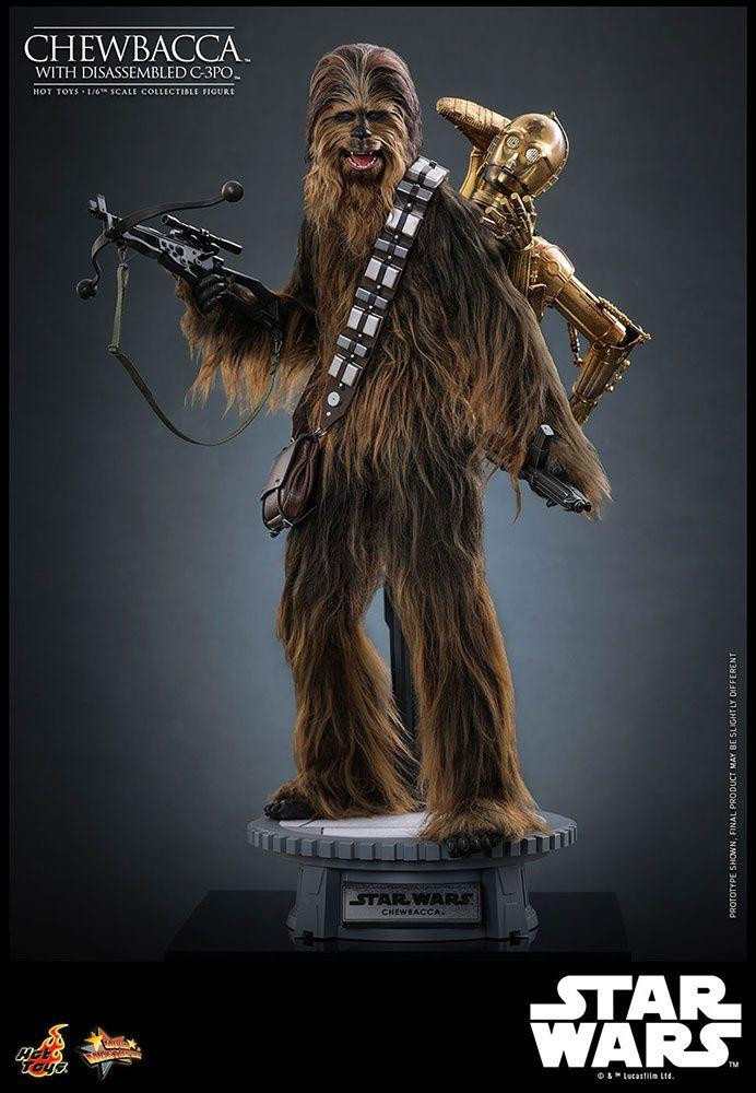Movie Masterpiece - 1/6 Scale Fully Poseable Figure: Chewbacca & C