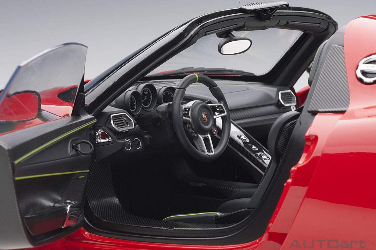 1/12 Porsche 918 Spyder Weissach Package (Red) Finished Model