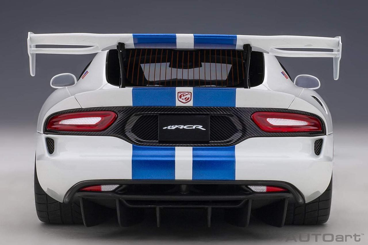 1/18 Dodge Viper GTS-R Commemorative Acr (Pearl White/Blue Stripe