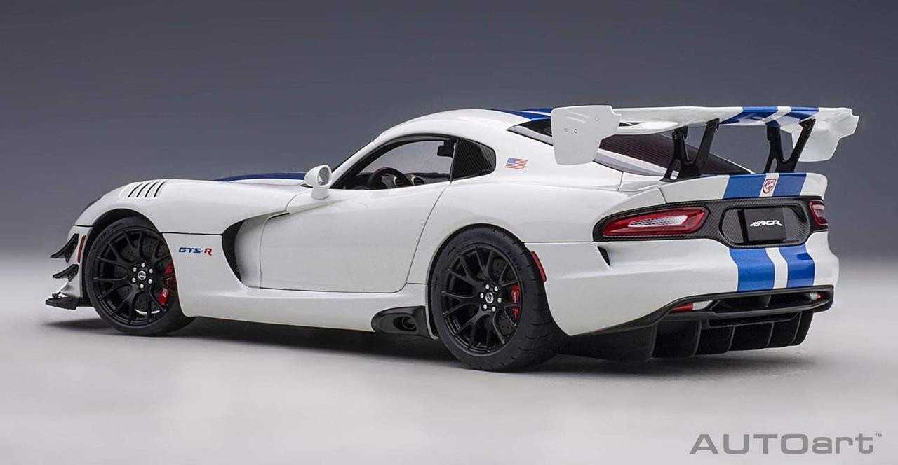 1/18 Dodge Viper GTS-R Commemorative Acr (Pearl White/Blue