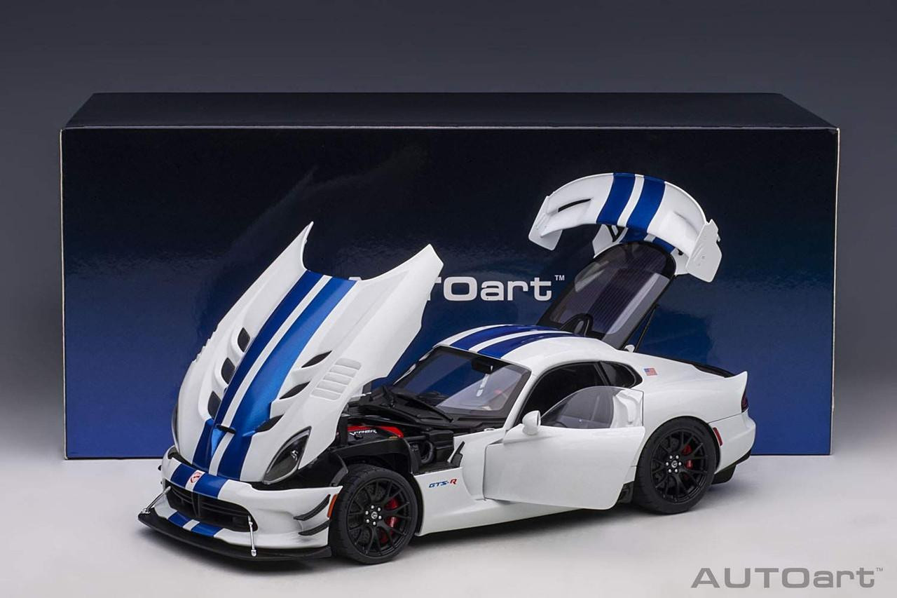 1/18 Dodge Viper GTS-R Commemorative Acr (Pearl White/Blue Stripe