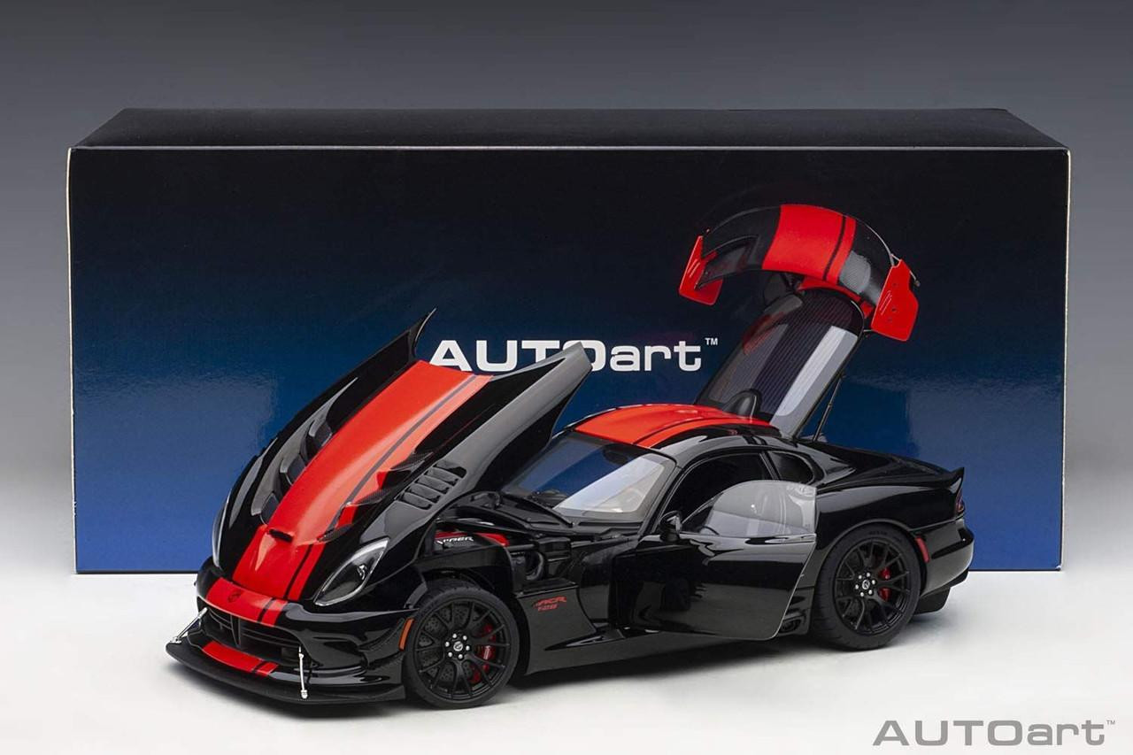 1/18 Dodge Viper 1:28 Edition ACR (Black/Red Stripe) Finished Model