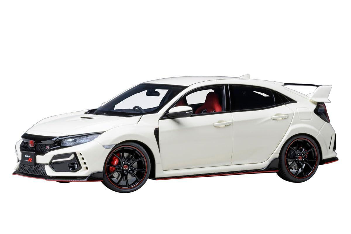 Fk8 Type R White 1/18 Honda Civic Type R (FK8) '21 (Championship White) Finished Model