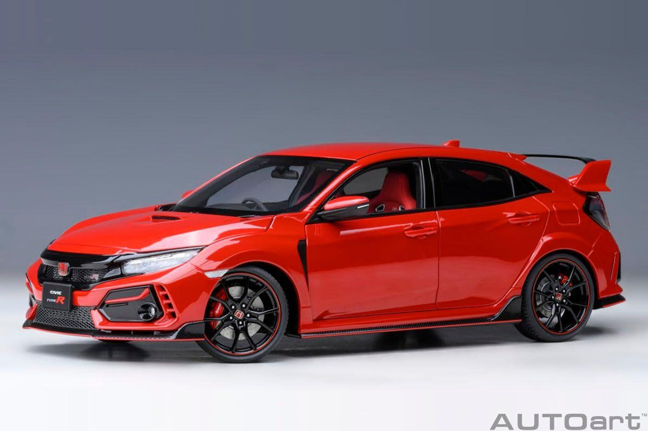 1/18 Honda Civic Type R (FK8) '21 (Frame Red) Finished Model