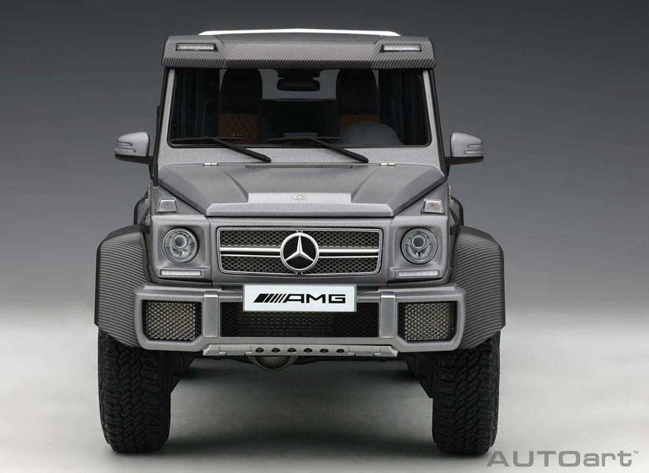 1/18 Mercedes-Benz G63 AMG 6x6 (Matte Metallic Gray) Finished Model