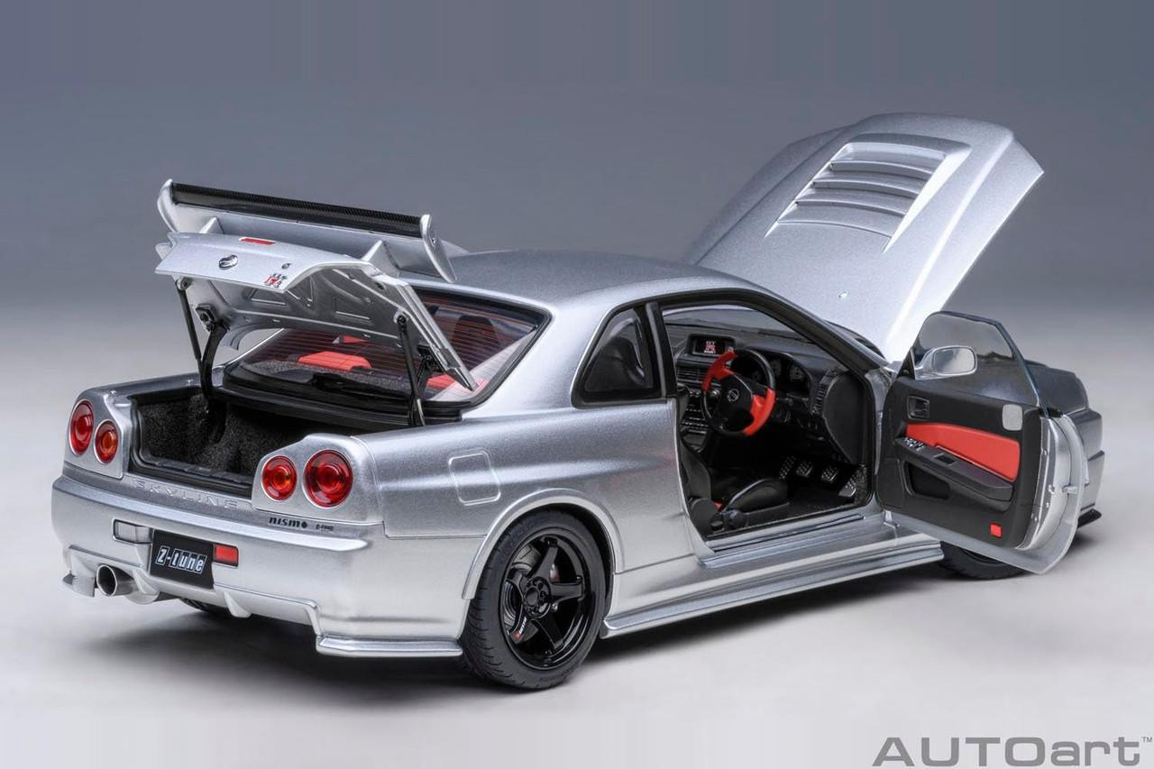 1/18 Nismo R34 GT-R Z-Tune (Z-Tune Silver) Finished Model