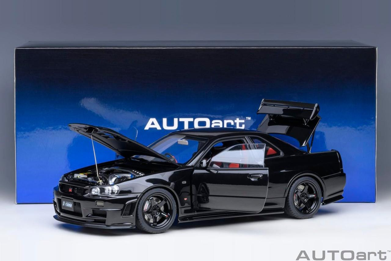 AUTOart  NISSAN SKYLINE GT-R R34【１／１８】 Amazon.com: AUTOart 1/18 Nissan Skyline GT-R (R34) V Spec II