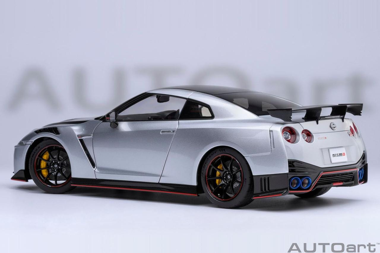 1/18 Nissan GT-R (R35) Nismo Special Edition (Silver Metallic) Finished ...