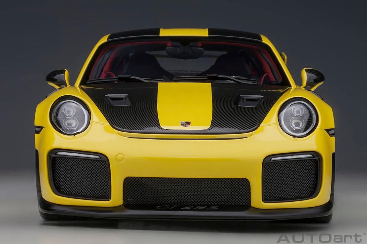 1/18 Porsche 911 (991.2) GT2 RS Weissach Package (Yellow/Carbon