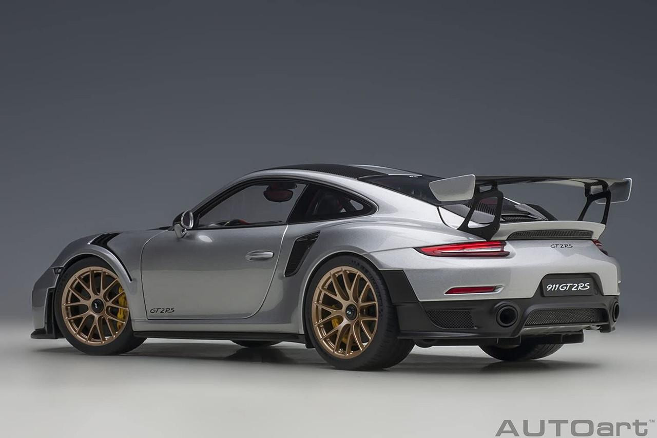卸売 911 Porsche 1/18 (991.2) (Silver Package Weissach RS GT2 ミニカー