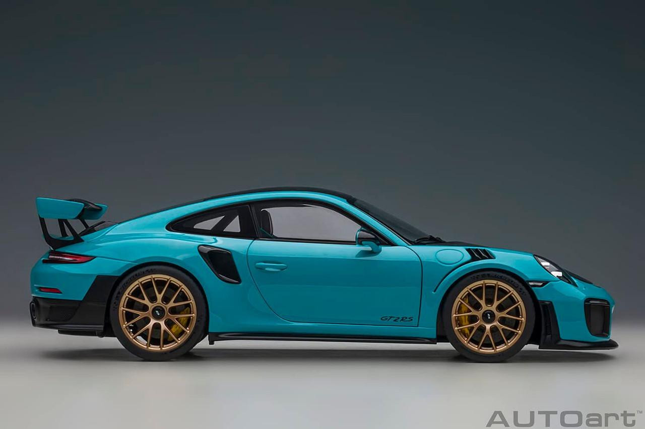 1/18 Porsche 911 (991.2) GT2 RS Weissach Package (Blue/Carbon