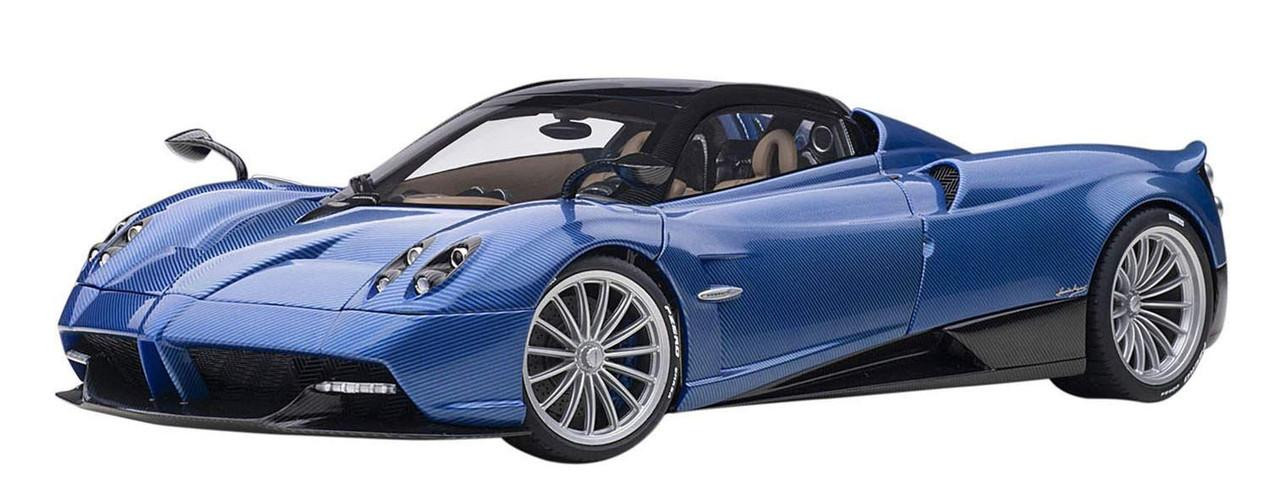 オートアート1/18 Pagani Huayra 1/18 Pagani Huayra Roadster (Blue Carbon) Finished Model