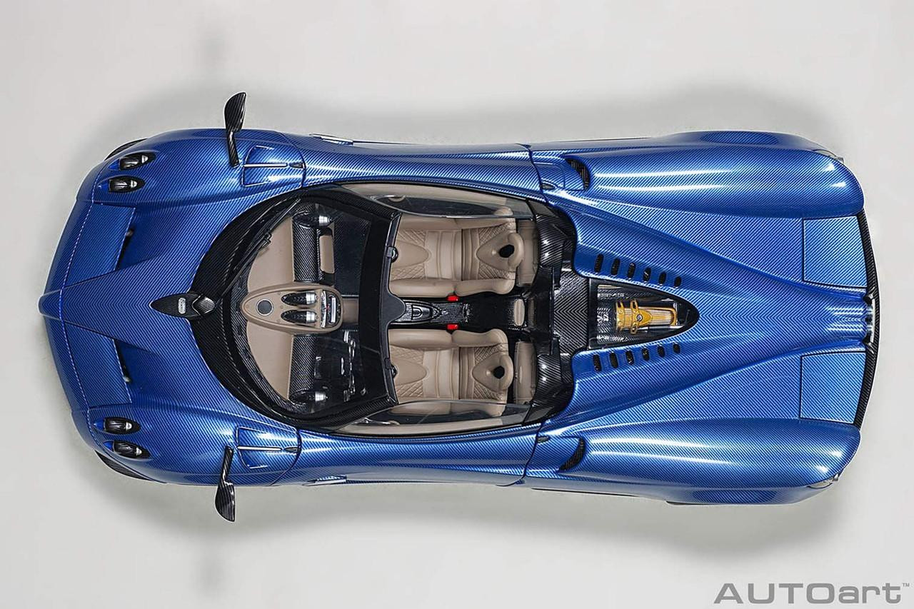 1/18 Pagani Huayra Roadster (Blue Carbon) Finished Model