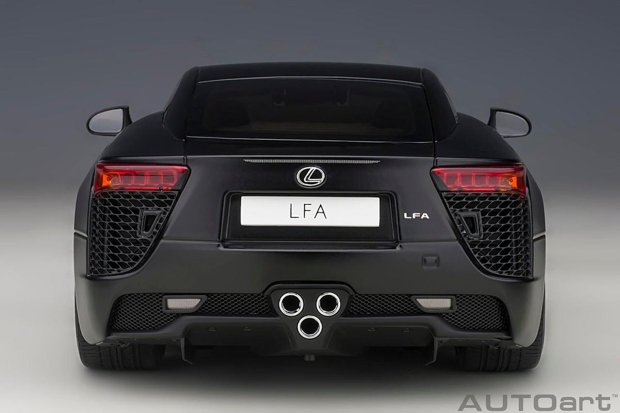 Lexus lfaマットブラック 1/18 1/18 Scale Lexus LFA (Matt Black) Composite Model Car By