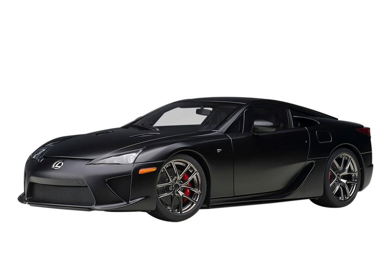 エブロ レクサス LFA F.BLACK 1/18 Lexus LFA (Matte Black) Finished Model