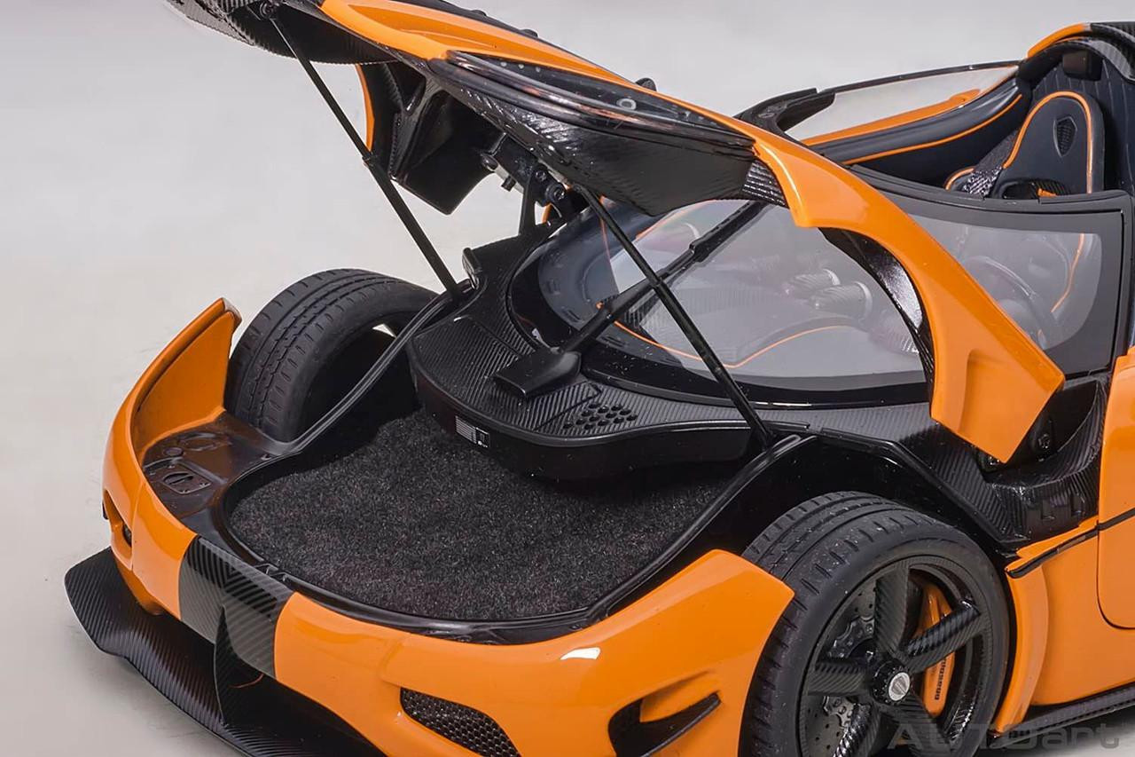 1/18 Koenigsegg Agera RS (Orange/Carbon Black) Finished Model