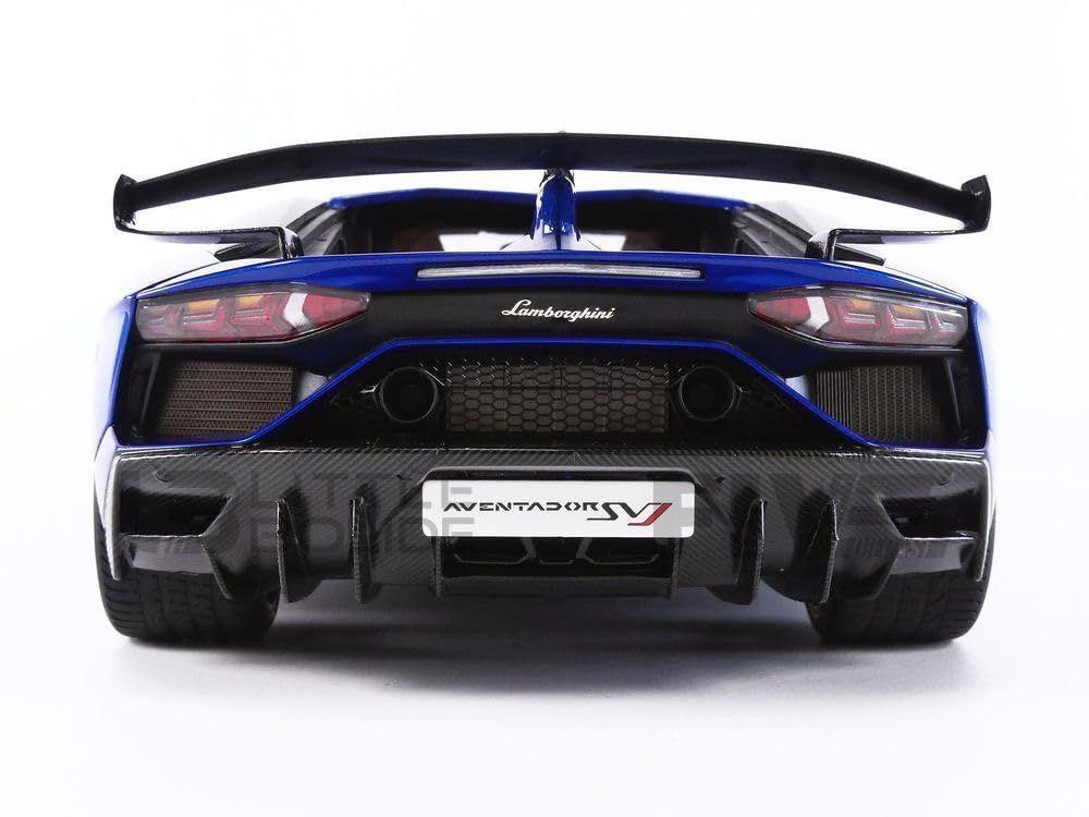 1/18 Lamborghini Aventador SVJ (Metallic Blue) Finished Model