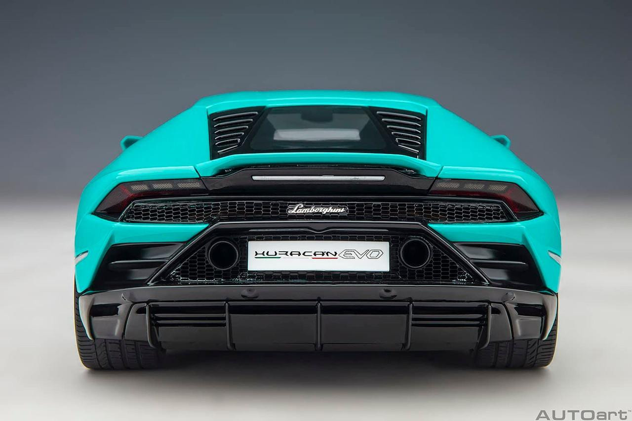 1/18 Lamborghini Huracan EVO (Turquoise Blue) Finished Model