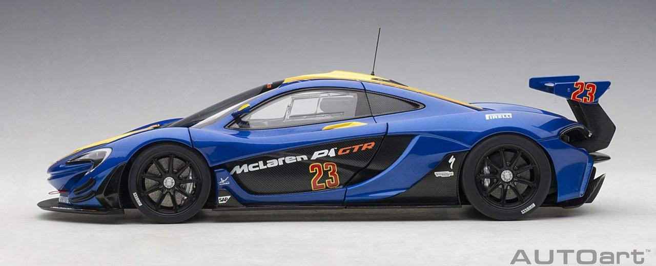 1/18 McLaren P1 GTR (Blue/Yellow) Finished Model