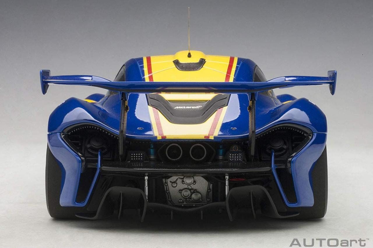 McLaren P1 GTR 1:18 AUTOart ミニカー Autoart 1:18 McLAREN P1 GTR Diecast Model Car Blue Toys