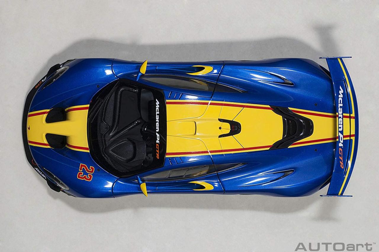 1/18 McLaren P1 GTR (Blue/Yellow) Finished Model