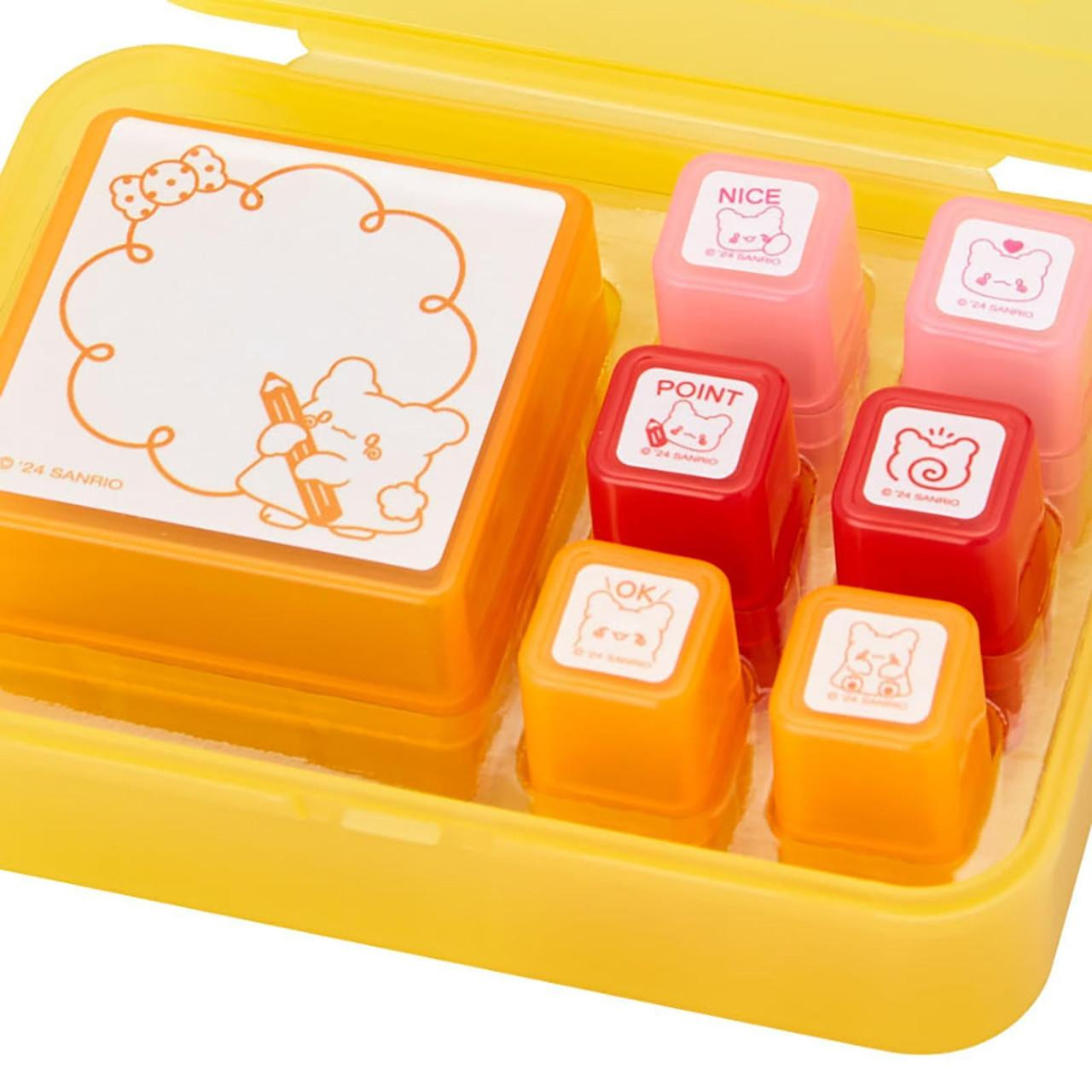 Sanrio Penetration Stamp Set Hanamaru Obake 932710